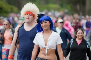 Blue hair Bay to Breakers